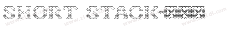 Short Stack字体转换